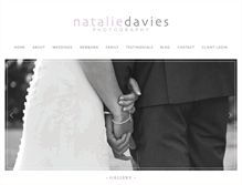 Tablet Screenshot of nataliedaviesphotography.com